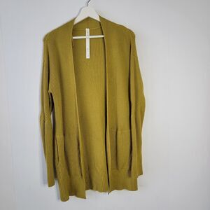 Lululemon Cashlu Sweater cardigan womens size XS/S Wrap in Auric Gold